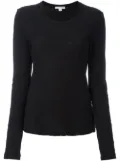 James Perse round neck longsleeved T-shirt - Black