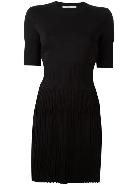 givenchy metallic pleated gown