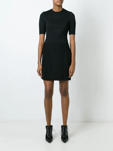 givenchy metallic pleated gown