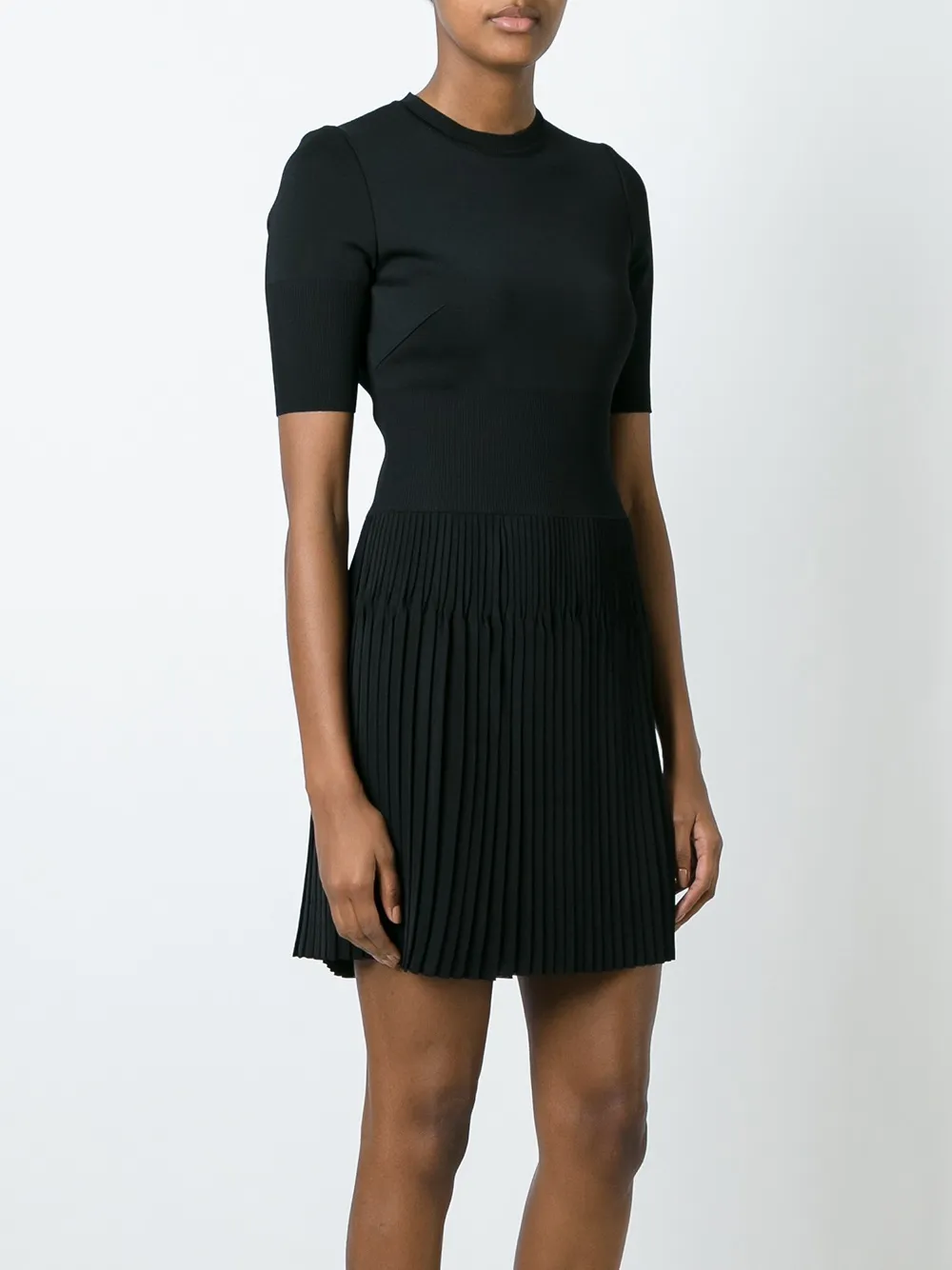 givenchy metallic pleated gown