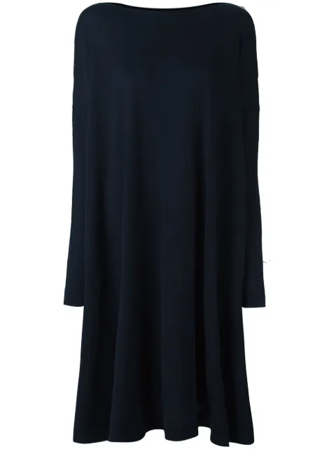 Daniela Gregis boat neck ruched dress
