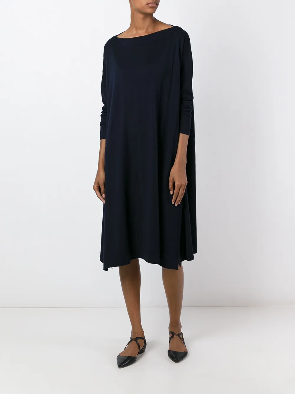 Daniela Gregis boat neck ruched dress | Evening Dresses | Image 2
