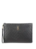 Saint Laurent Monogram clutch bag - Black
