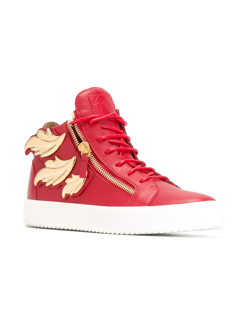 Giuseppe Zanotti 'Cruel' mid-top sneakers Rood