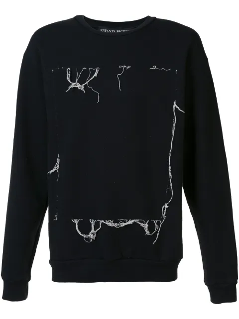 Enfants Riches Déprimés stitching detail sweatshirt