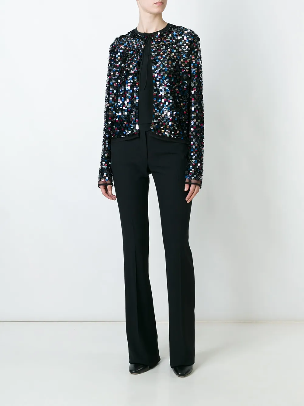 Pucci Sequin Jacket In Black