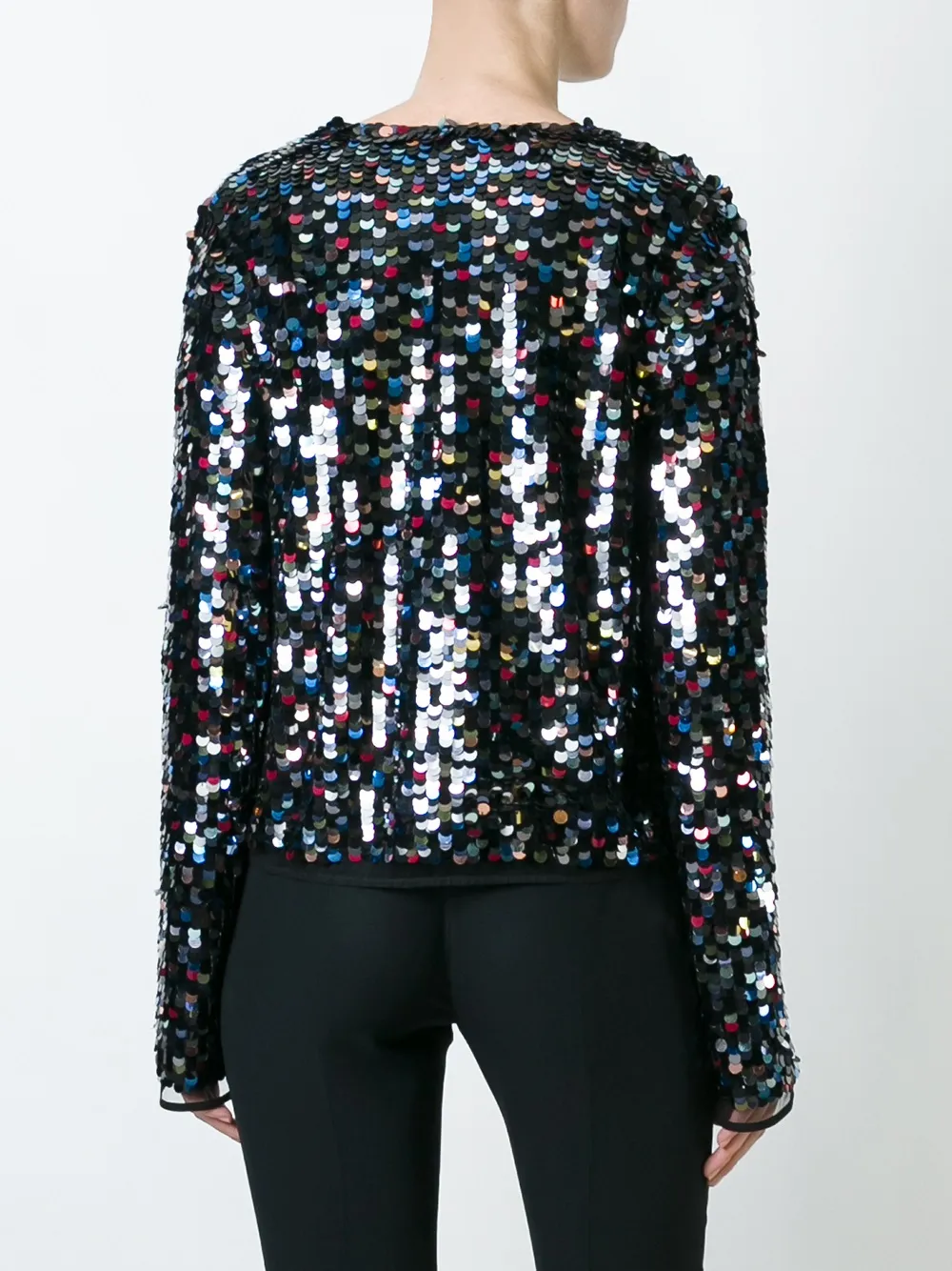 Pucci Sequin Jacket In Black