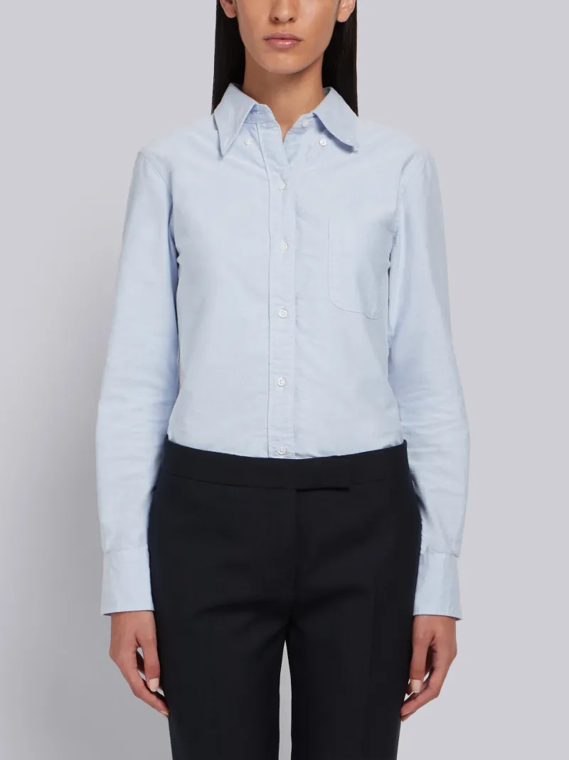Light blue button down shirt women's Clearance
