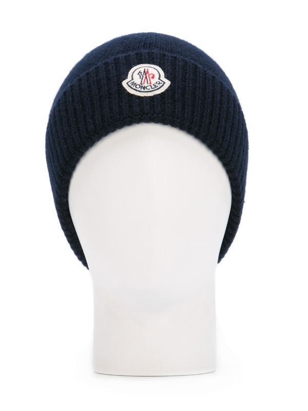 moncler basic ribbed beanie