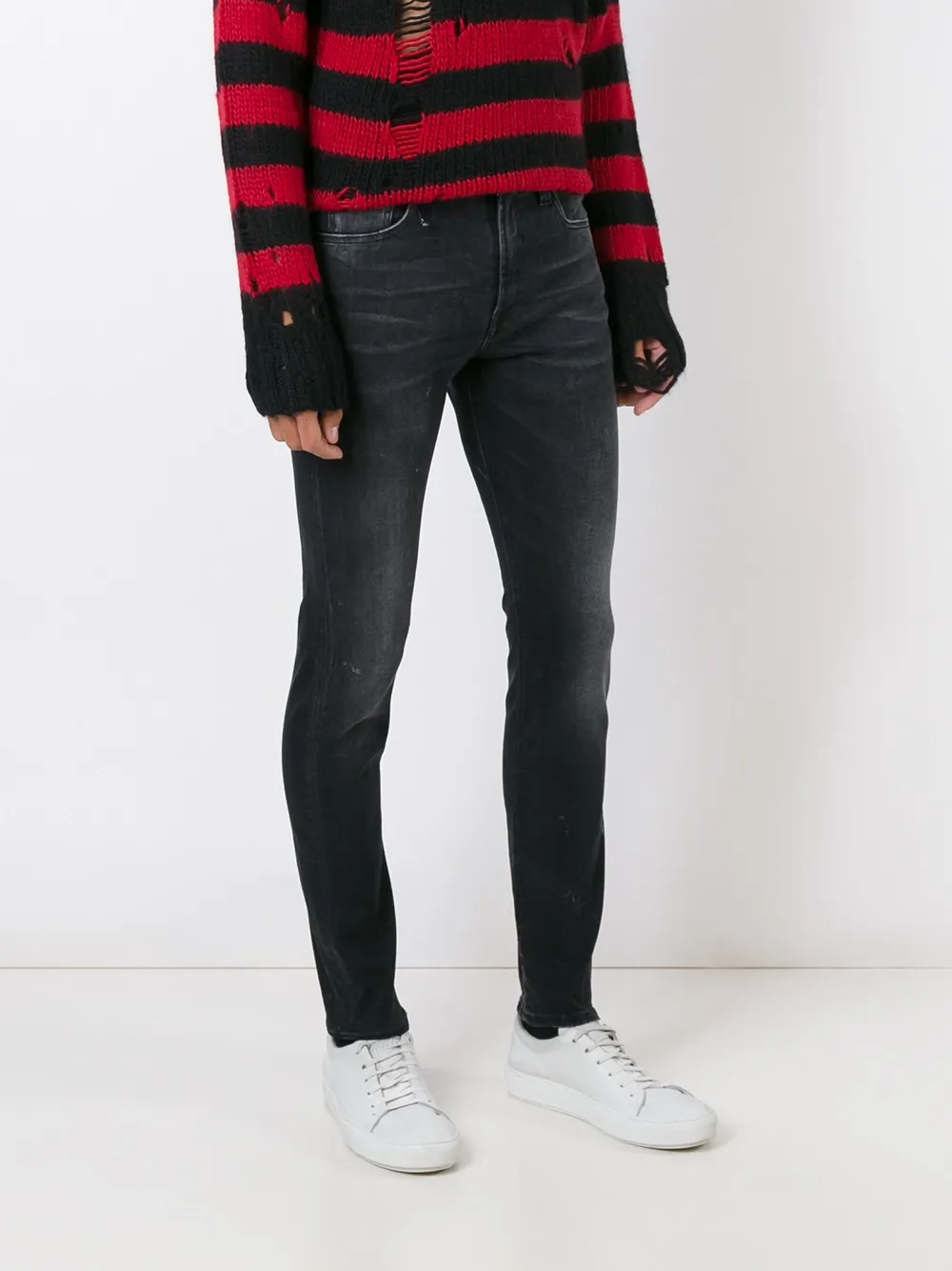 r13 skate紧身牛仔裤