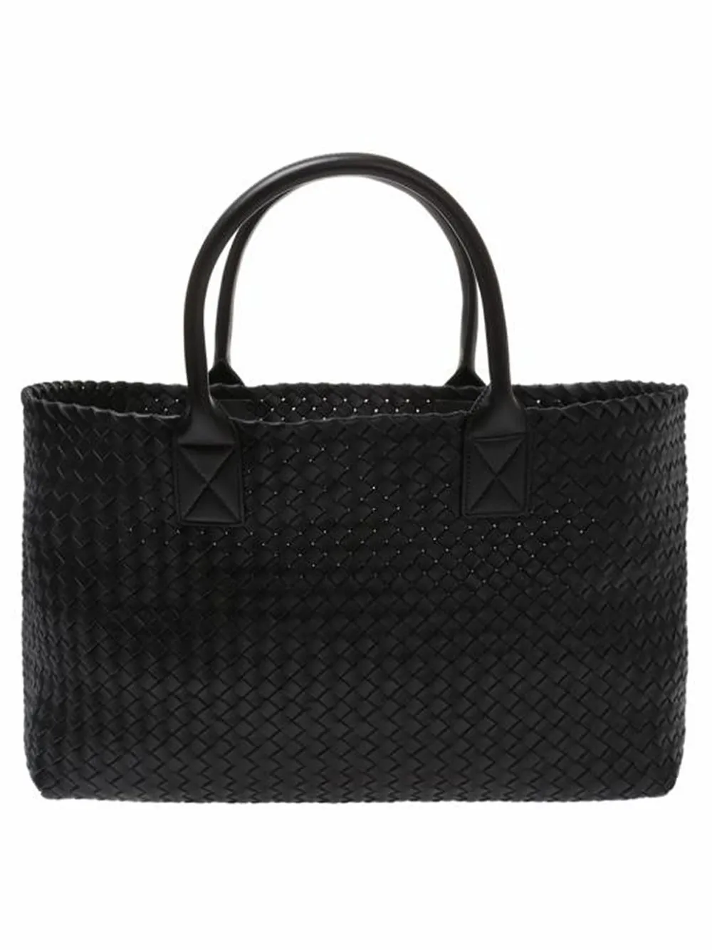 фото Bottega veneta сумка-шоппер с отделкой intrecciato