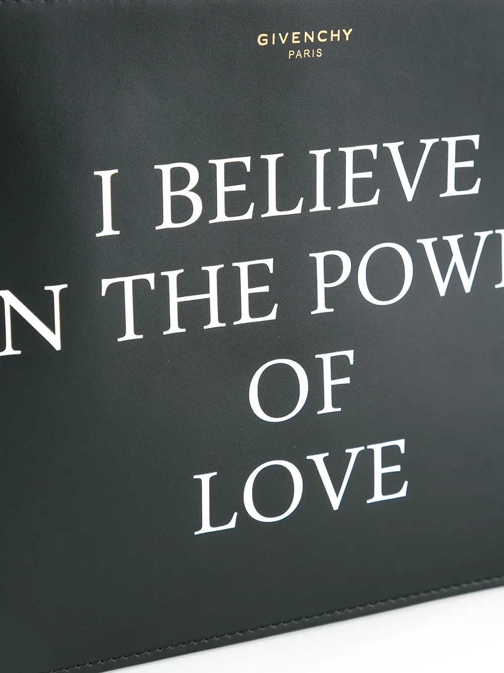 Givenchy love printed clutch Zwart