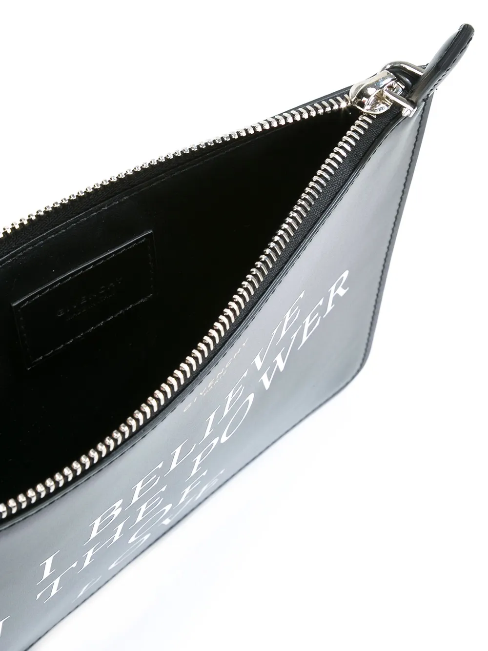 Givenchy love printed clutch Zwart