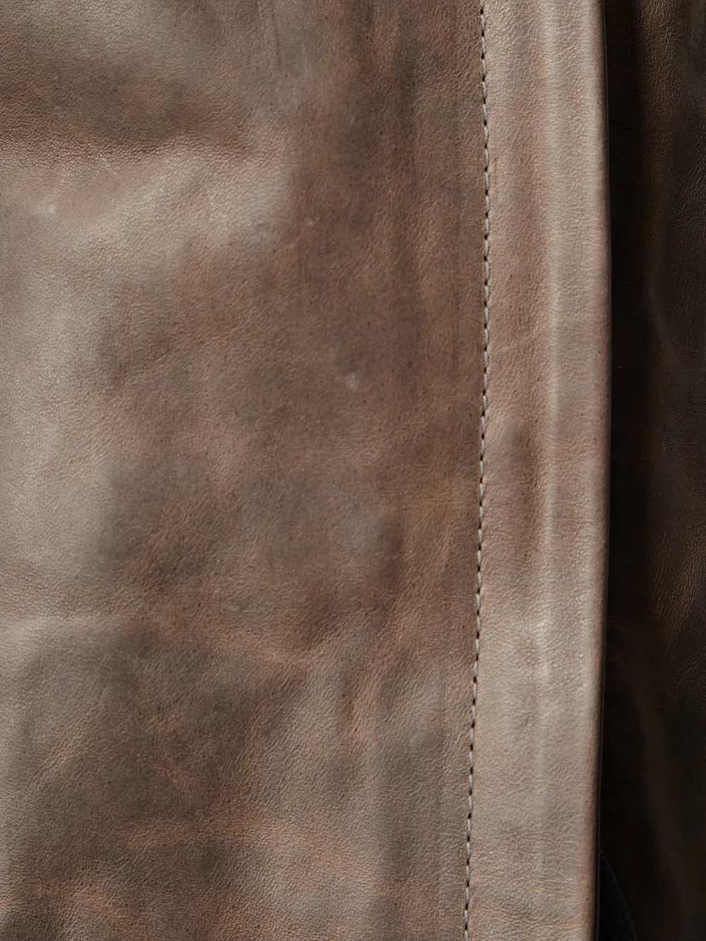 Boris Bidjan Saberi Zipped Fitted Jacket In Brown