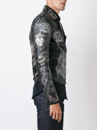 htc hollywood trading company u0027clark tattoo u0027 jacket farfetch htc hollywood trading company u0027clark tattoo u0027 jacket farfetch