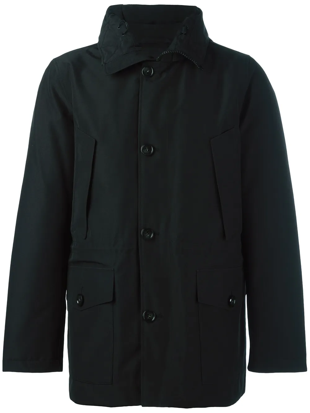 Woolrich Buttoned Hooded Jacket - Farfetch