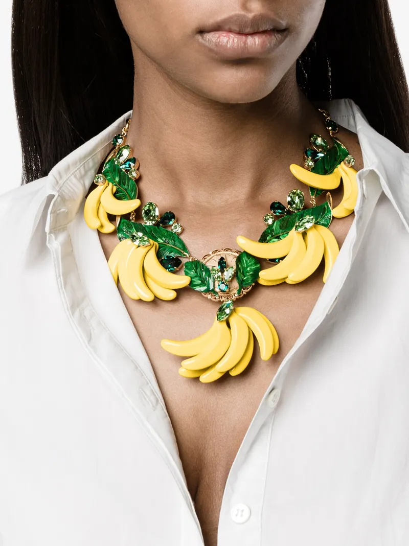 Dolce & Gabbana banana necklace