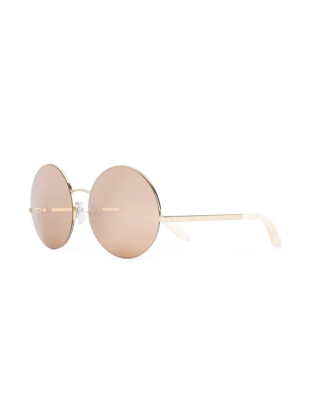 Victoria Beckham Eyewear supra round sunglasses - Metallic