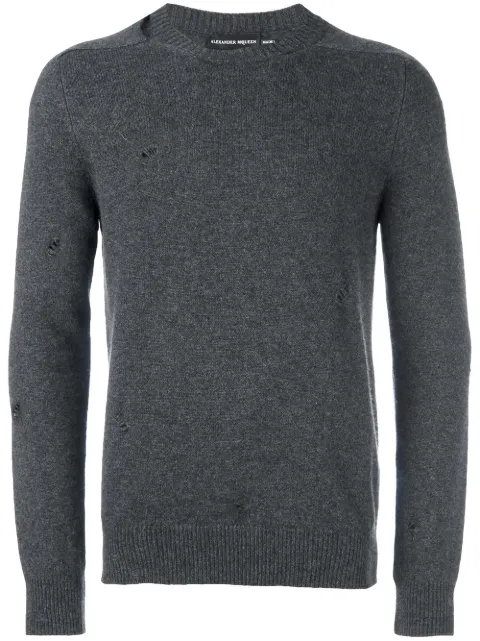 Alexander McQueen distressed jumper