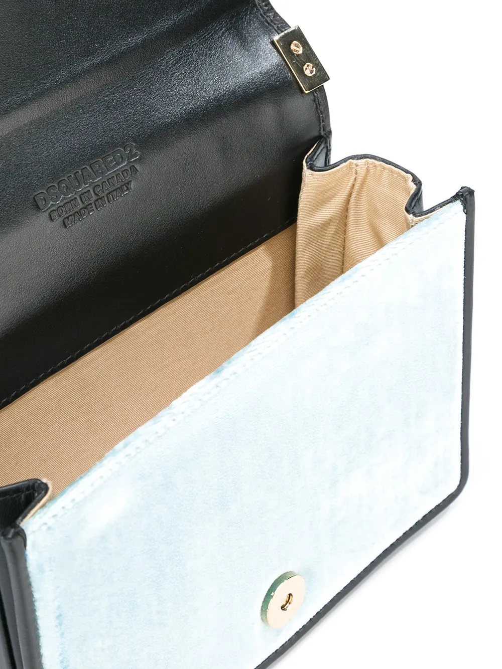 Dsquared2 Medium 'dd' Crossbody Bag In Blue