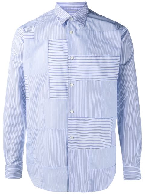 comme des garcons stripped shirt