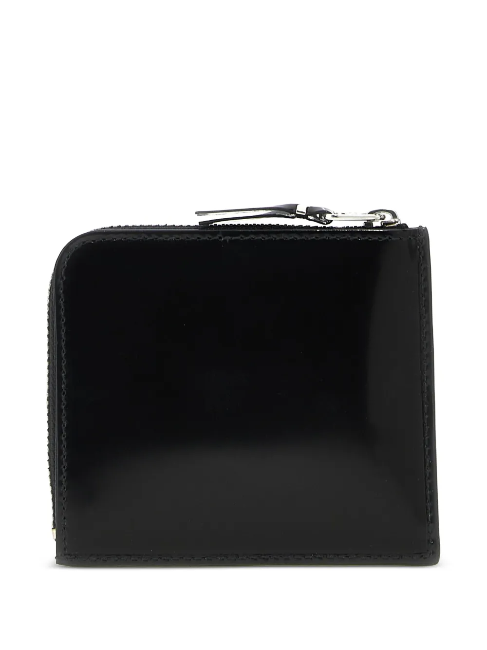 Comme Des Garçons Wallet glossy half-zip wallet | Men | Image 2