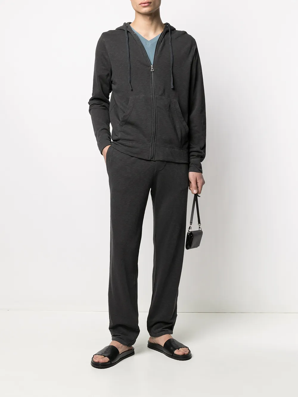 James Perse drawstring track pants - Grijs