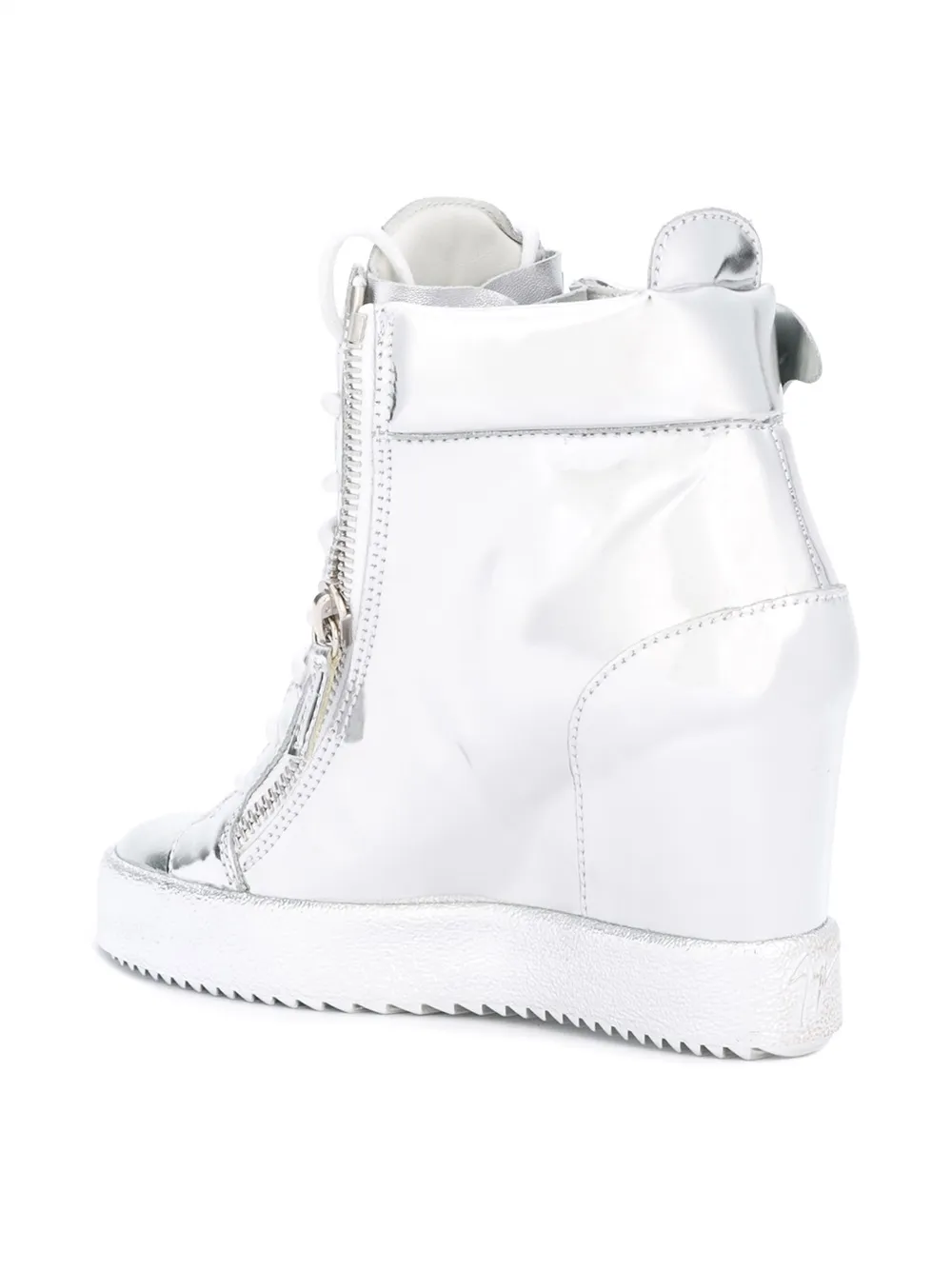 Giuseppe Zanotti 'Cruel' wedge sneakers Metallic