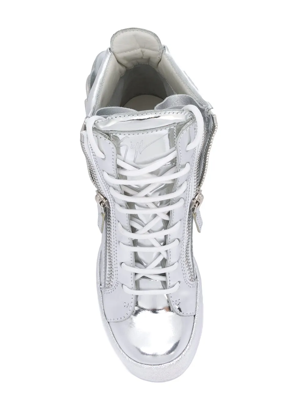 Giuseppe Zanotti 'Cruel' wedge sneakers Metallic