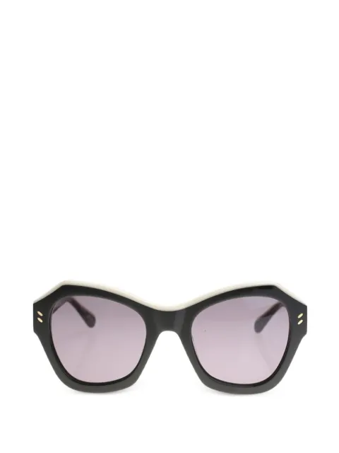 Stella McCartney Eyewear Havana Oversized sunglasses