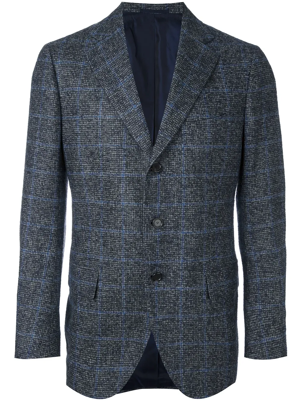 cesare attolini 方格粗花呢西装夹克