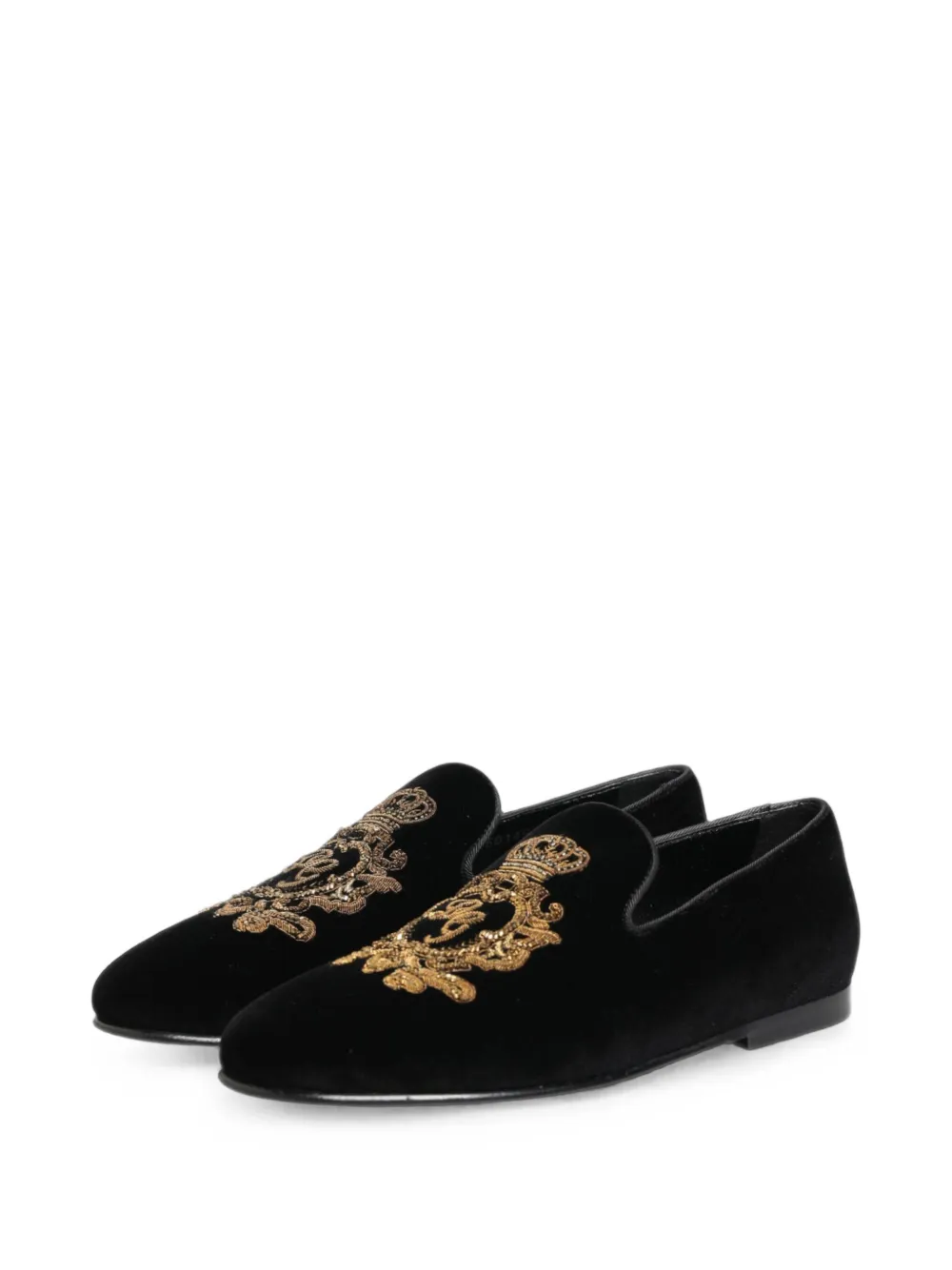 Dolce & Gabbana Milano slippers Zwart