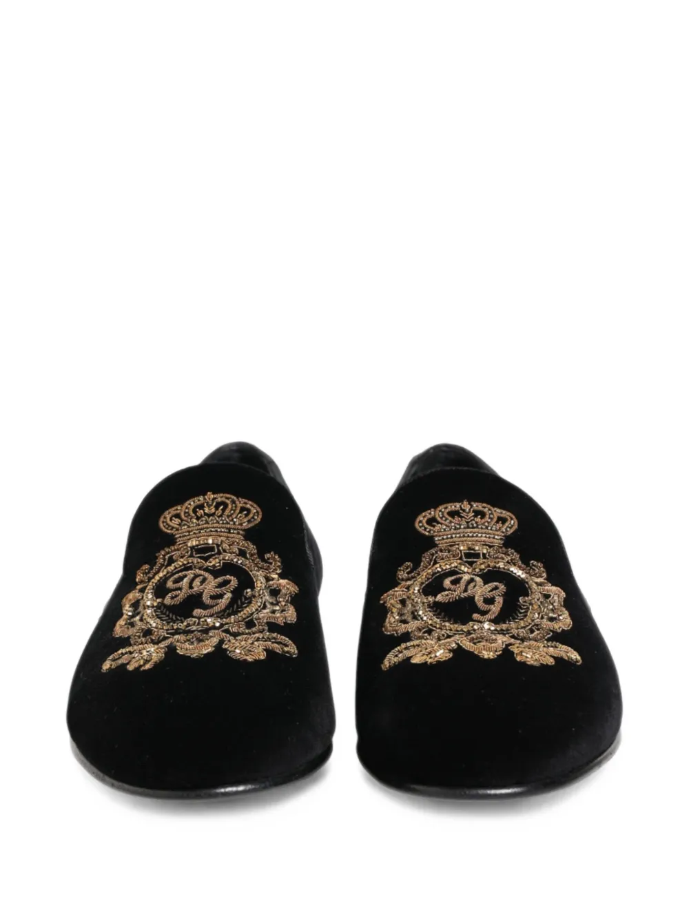 Dolce & Gabbana Milano slippers Zwart