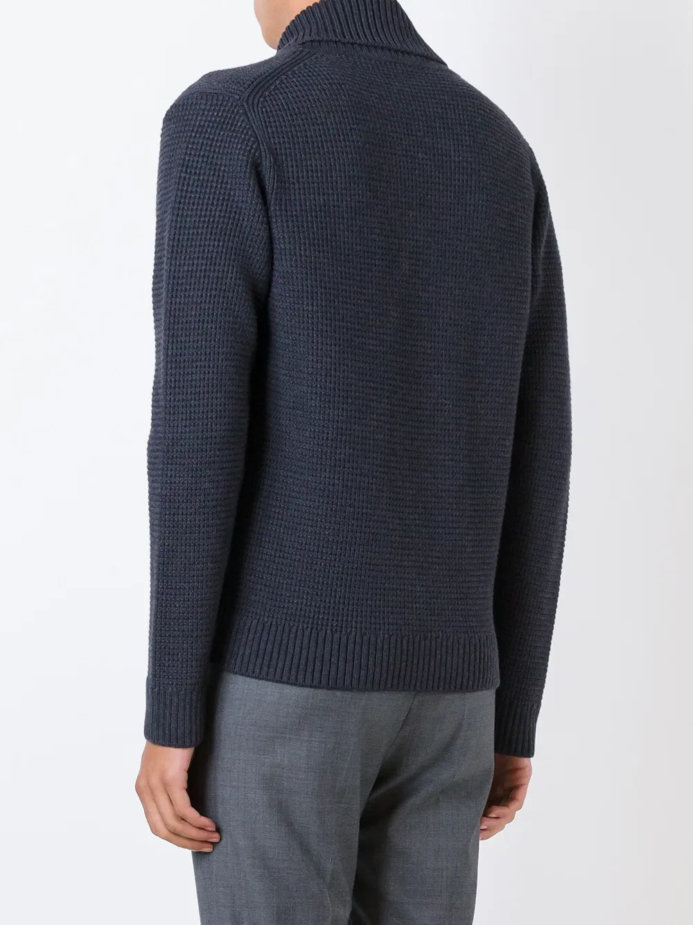 Zegna double-breasted cardigan Grijs