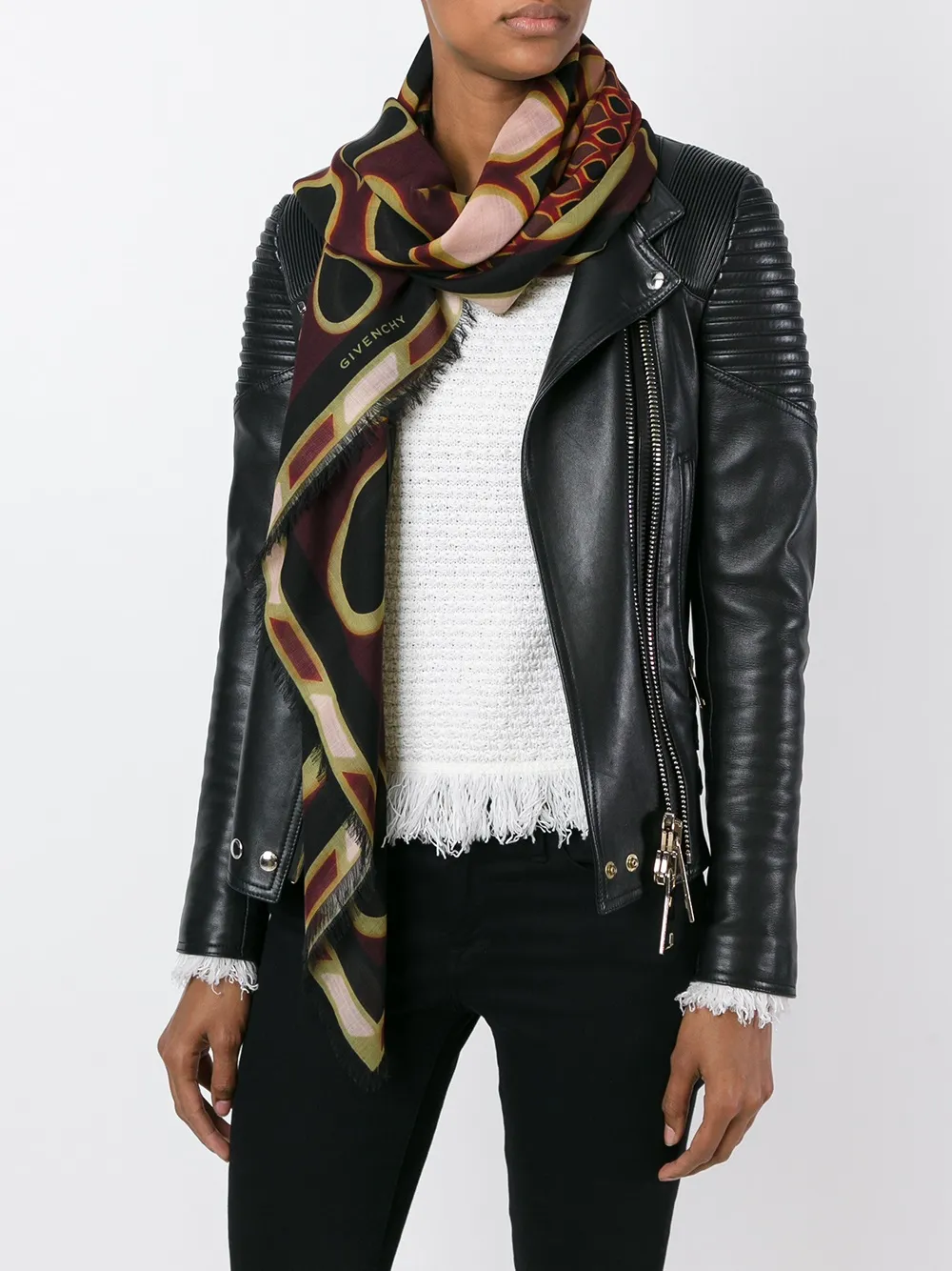 Givenchy printed scarf Rood