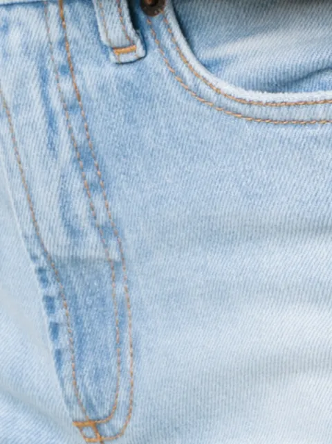 off white stretch jeans
