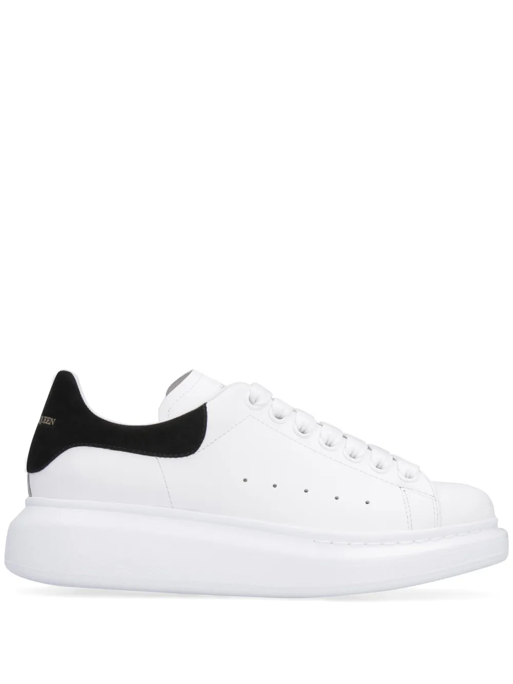 Alexander McQueen baskets bicolores à semelle plate compensée | blanc | Image 1