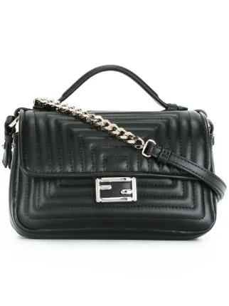Fendi Micro Double Baguette Crossbody Bag Farfetch Fendi Micro Double Baguette Crossbody Bag