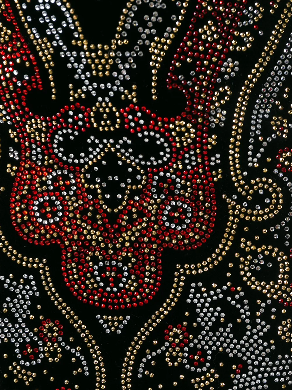 镶嵌图案迷你半身裙