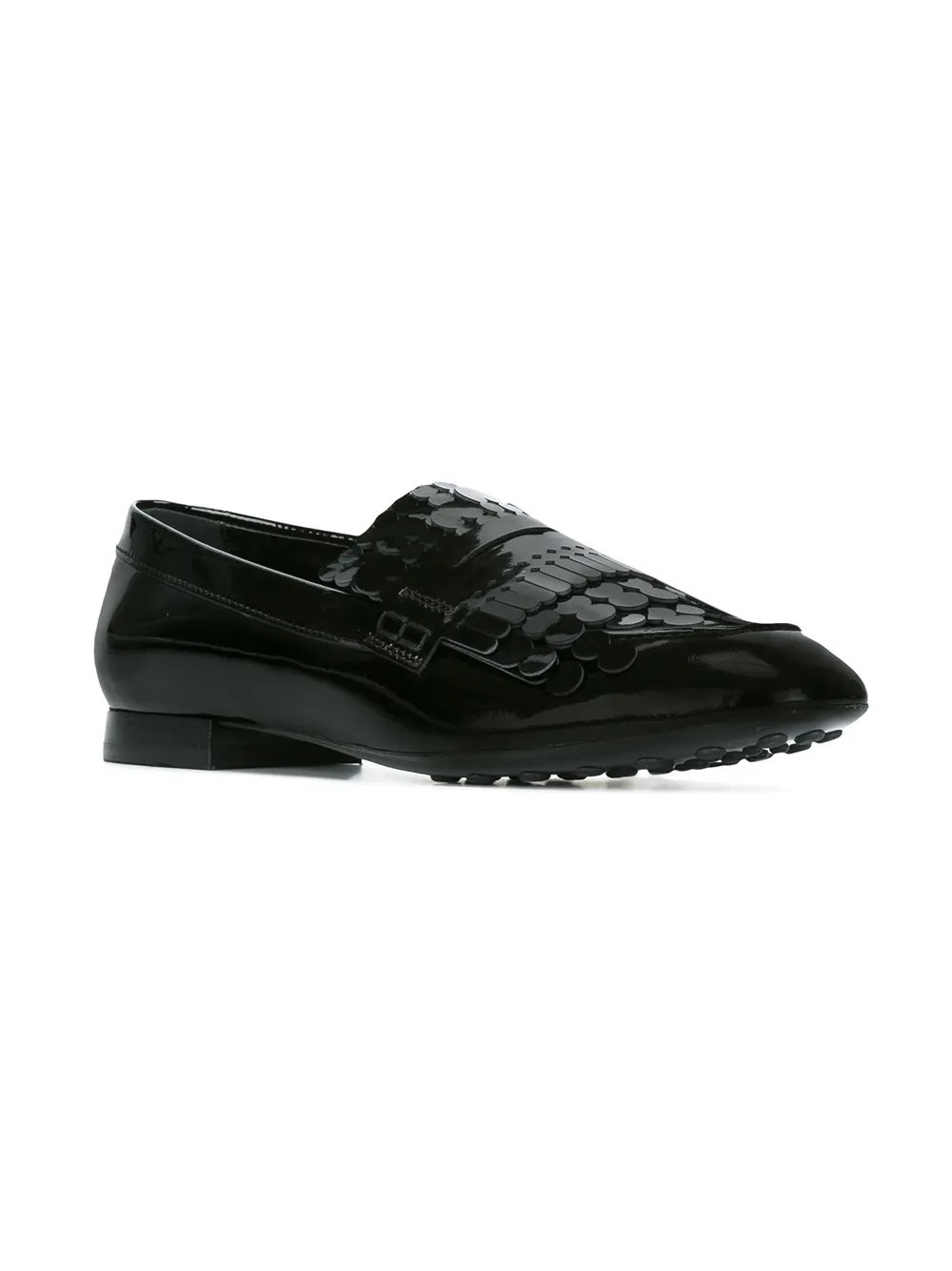 Tod's tassel detail loafers - Zwart