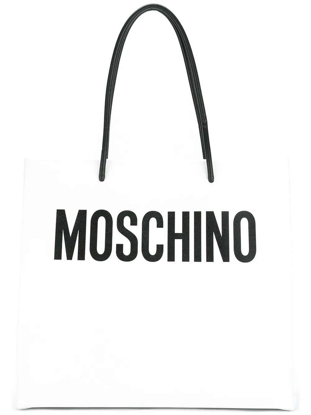 

Moschino logo print tote - Blanco