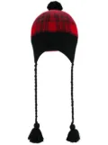 Gucci tartan tassel baseball cap - Red