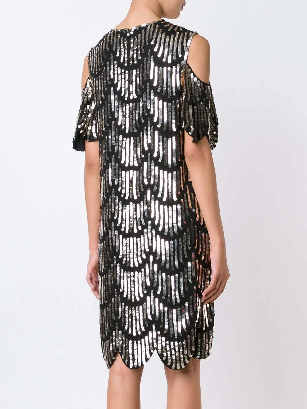 Givenchy Sequin Embellished Cocktail Dress In Multi