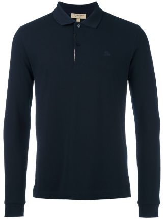 burberry black long sleeve shirt