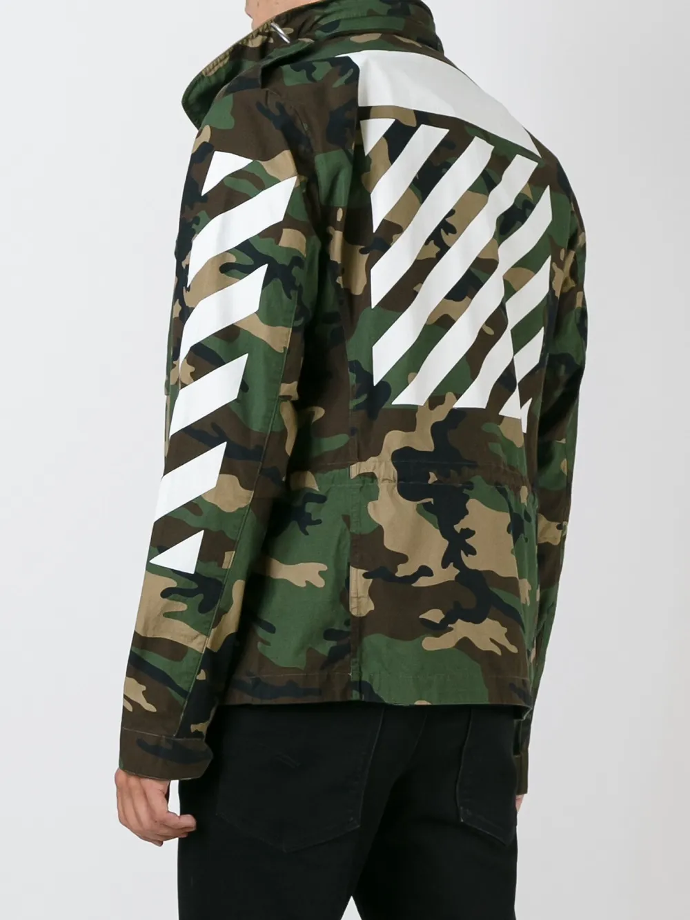off-white 迷彩印花工装夹克