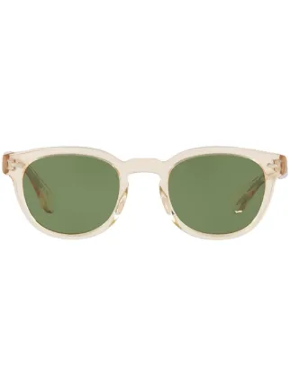Oliver Peoples Óculos De Sol 'Sheldrake' | Amarelo | FARFETCH BR