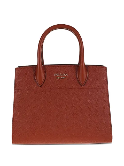 Prada leather tote bag