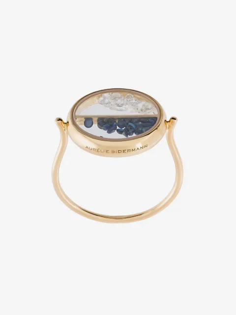 Aurelie Bidermann Chivor diamond and sapphire ring