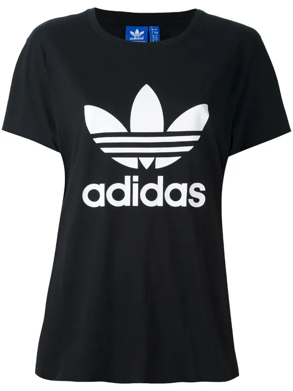 Adidas Trefoil Tシャツ | ブラック | FARFETCH JP