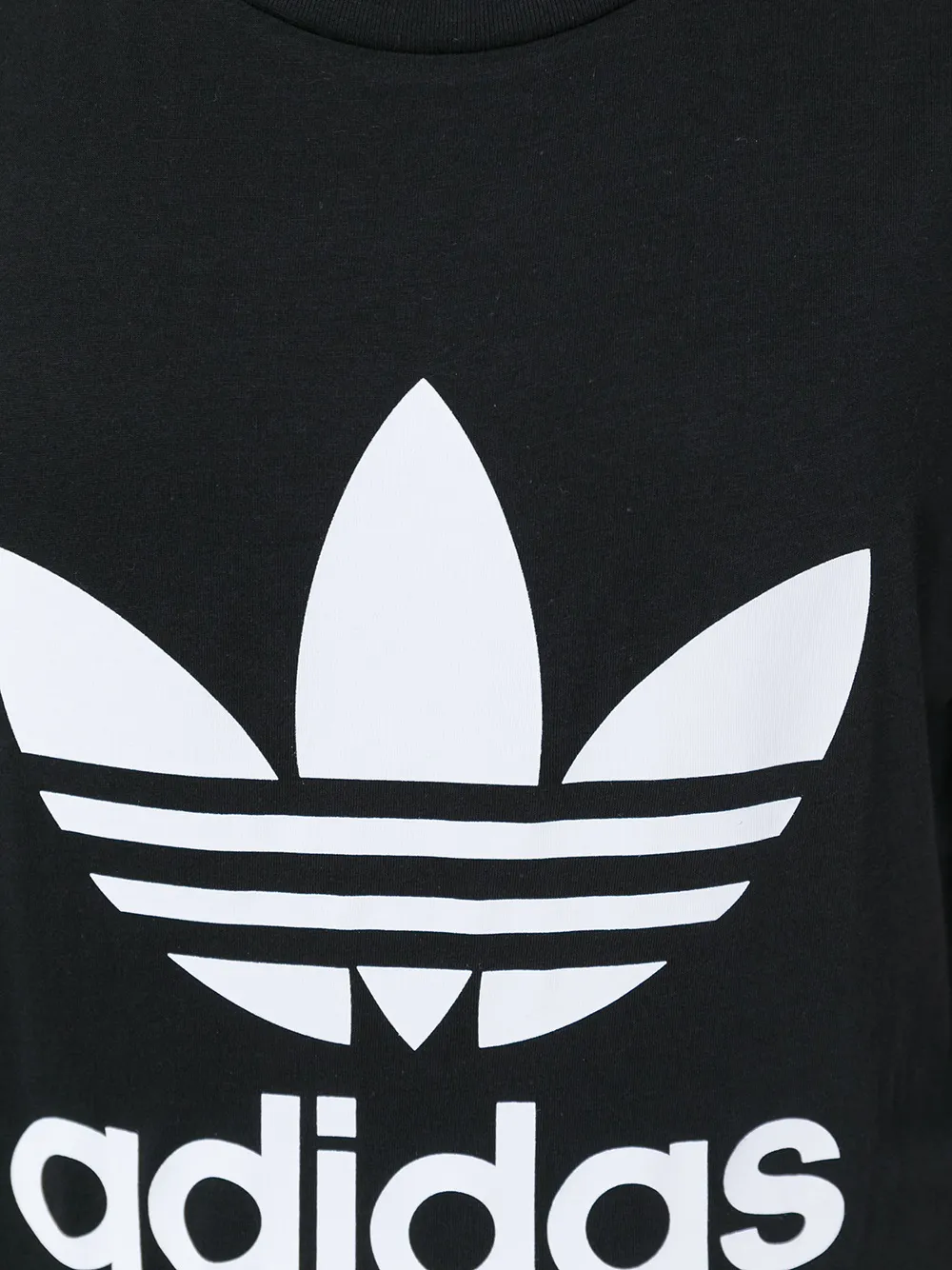 adidas 'Trefoil' T-shirt Zwart